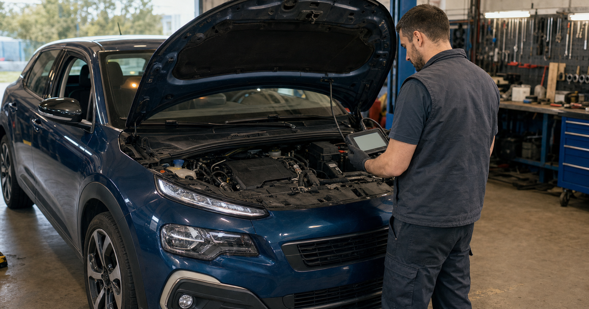 Injection à contrôler sur Citroën C4 : causes et réflexes